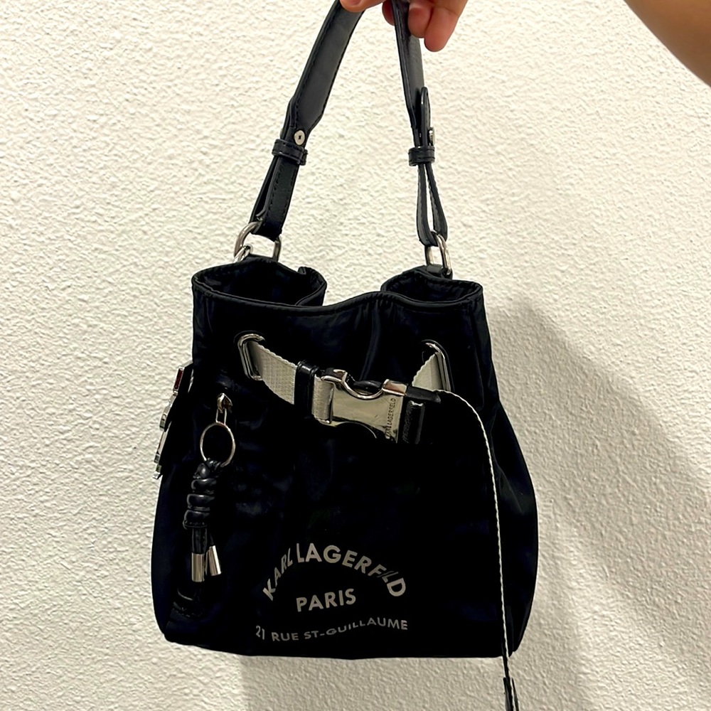 Karl lagerfeld bucket bag
